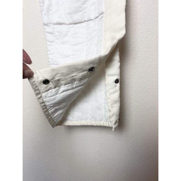 Isabel Marant White Crop Cotton Drawstring Pants Women’s Sz FR 38, US 6 Casual - Picture 3 of 10